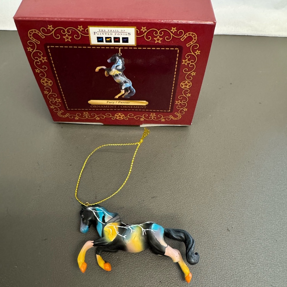 2021 The Trail of Painted Ponies Ornament "Fury"